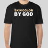 The Skin Color by God t-shirt features the revolutionary phrase on the front of the shirt. The classic BHS logo is applied to the back of the t-shirt.